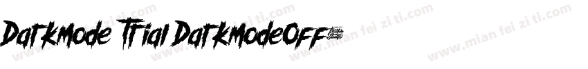 Darkmode Trial DarkmodeOff字体转换